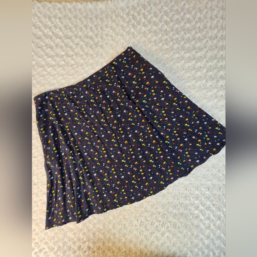 Circus Mushroom Print On Black Skirt UK22/US18 NWT (6147)